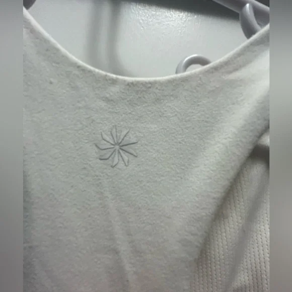 Athleta Girl White Tennis Top NWOT - Picture 3 of 6